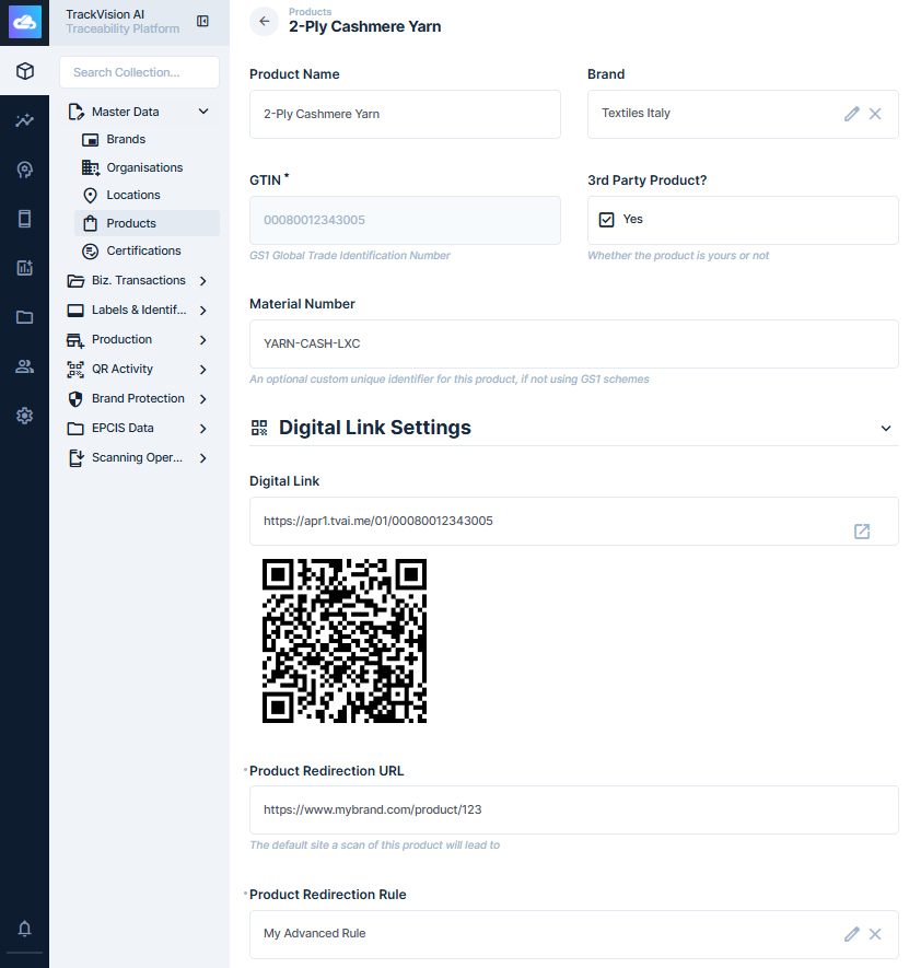 Product Redirection
